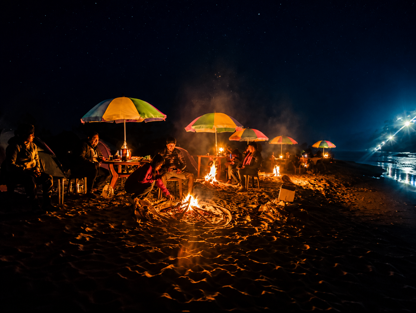 Teesta bonfire party